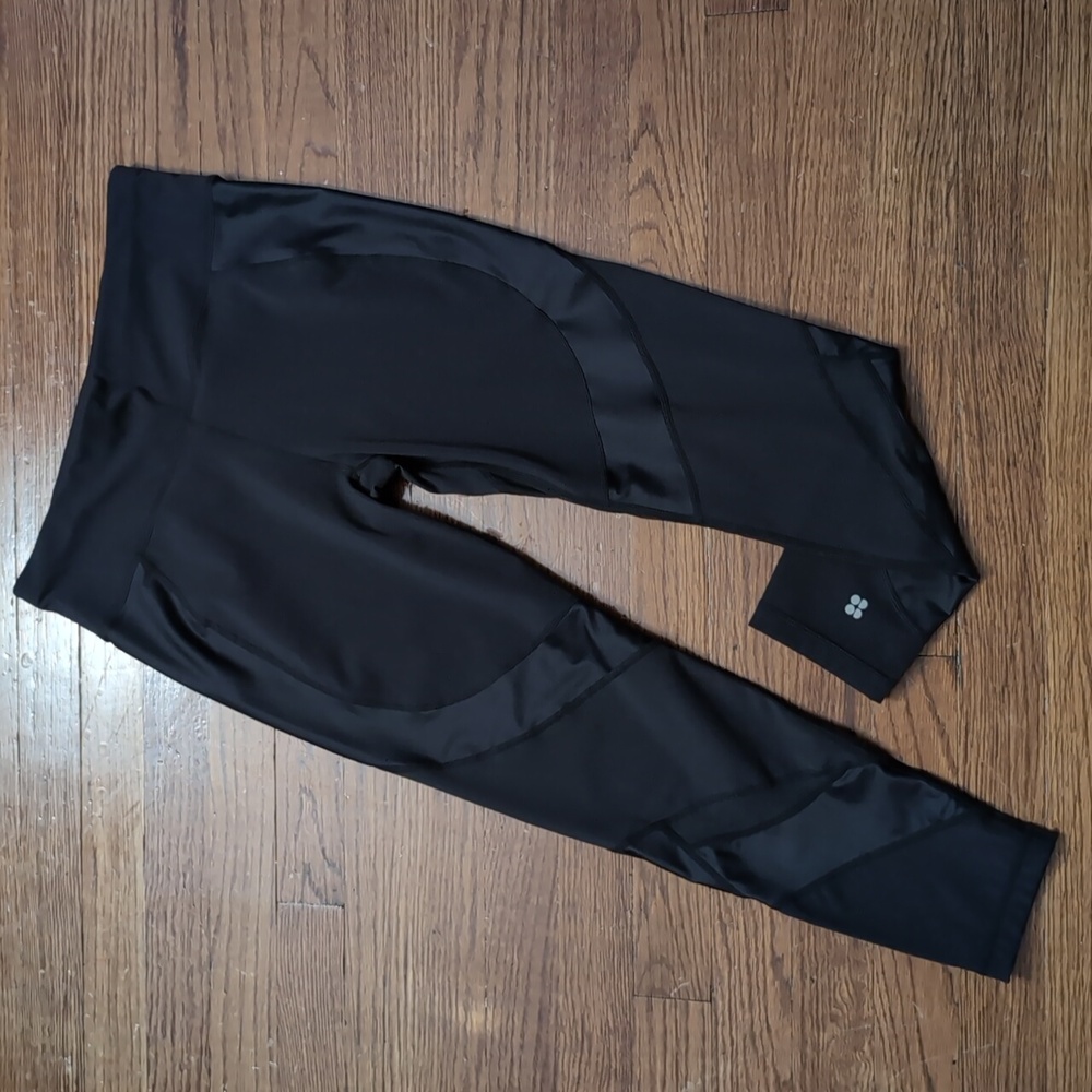 Sweaty Betty Mesh Leggings , Black, M